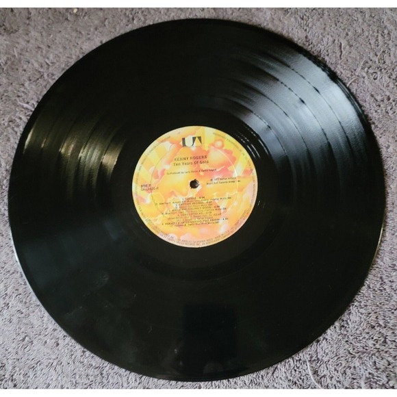 Kenny Rogers Ten Years of Gold Greatest Hits LP Vinyl 1977 ‎ LA835 H - Picture 3 of 4